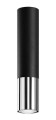 LAMPAMI - lampa sufitowa tuba, plafon nowoczesny tuba czarna, nowoczesna lampa do salonu tuba sufitowa
