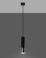 LAMPAMI - lampa wisząca tuba, lampa sufitowa czarna, lampa nad stół, lampa nad wyspę
