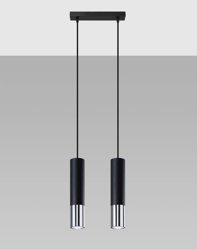 LAMPAMI - lampa wiszące tuby, lampa sufitowa czarna, lampa nad stół