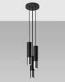 LAMPAMI - lampa wiszące tuby, lampa sufitowa czarna, lampa nad stół