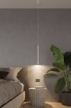 LAMPAMI - lampa wiszące tuby, lampa sufitowa biała, białe tuby wiszące, lampa do sypialni