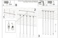 LAMPAMI - lampa wiszące tuby szkic