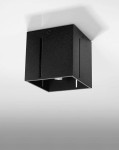 Czarna lampa industrialna sufitowa plafon PIXAR