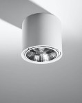 Biała lampa tuba sufitowa 1xGU10/ES111 plafon TIUBE