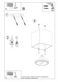 LAMPAMI - lampa sufitowa szkic