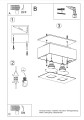 LAMPAMI - lampa sufitowa szkic