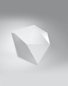 Nowoczesny kinkiet biały metalowy SOLIDO