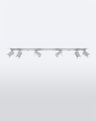 LAMPAMI - lampa sufitowa szara, plafon nowoczesny, lampa sufitowa szara regulowana