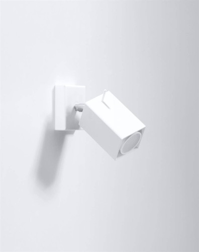 LAMPAMI - lampa ścienna biała, kinkiet nowoczesny, lampa kinkiet biały regulowany
