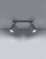 LAMPAMI - lampa sufitowa biała, plafon nowoczesny, lampa sufitowa biała regulowana