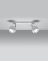 LAMPAMI - lampa sufitowa biała listwa, plafon nowoczesny, lampy sufitowe białe regulowane