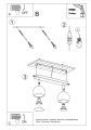 LAMPAMI - lampa sufitowa biała listwa szkic