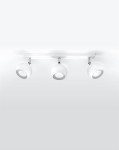 Lampa sufitowa biała listwa regulowana 3xGU10 OCULARE 3 
