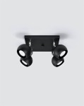 Lampa sufitowa czarna regulowana 4xGU10 OCULARE 4 