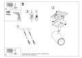 LAMPAMI - lampa sufitowa biała szkic