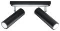 LAMPAMI - lampa sufitowa czarna, plafon nowoczesny, lampa tuby czarne do salonu