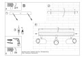 LAMPAMI - lampa sufitowa czarna szkic