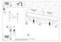 LAMPAMI - lampa sufitowa biała szkic