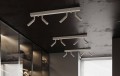 LAMPAMI - lampa sufitowa biała, plafon nowoczesny, lampa tuby białe do salonu