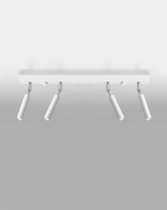 Biała lampa sufitowa listwa regulowana 4xG9 plafon EYETECH 4