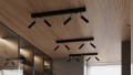 LAMPAMI - lampa sufitowa biała, plafon nowoczesny, lampa tuby białe do salonu
