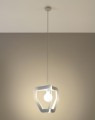 LAMPAMI - lampa sufitowa biała, lampa nad stół, lampy nad stół trendy, lampa metalowa sufitowa