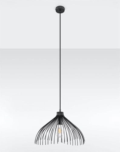 LAMPAMI - oświetlenie w kuchni sufitowe, żyrandol czarny, żyrandol loftowy