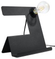 LAMPAMI - lampka czarna stołowa, lampka do sypialni, lampka nowoczesna na biurko, lampa stołowa nowoczesna