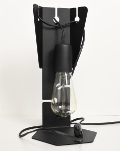 Lampka biurkowa czarna metalowa 1xE27 ARBY
