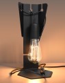LAMPAMI - lampka czarna stołowa, lampka do sypialni, lampka nowoczesna na biurko, lampa stołowa nowoczesna