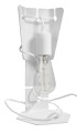 LAMPAMI - lampka biała stołowa, lampka do sypialni, lampka nowoczesna na biurko, lampa stołowa nowoczesna