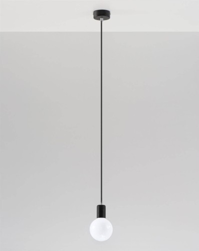 LAMPAMI - lampa wisząca czarna, lampa wisząca, lampa nad stół, lampa nad wyspę, żyrandol czarny