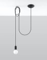 LAMPAMI - lampa wisząca czarna, lampa wisząca, lampa nad stół, lampa nad wyspę, żyrandol czarny
