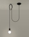 LAMPAMI - lampa wisząca czarna, lampa wisząca, lampa nad stół, lampa nad wyspę, żyrandol czarny