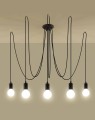 LAMPAMI - lampa wisząca czarna, lampa wisząca, lampa nad stół, lampa nad wyspę, żyrandol czarny