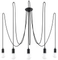 LAMPAMI - lampa wisząca czarna, lampa wisząca, lampa nad stół, lampa nad wyspę, żyrandol czarny