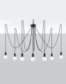 LAMPAMI - lampa wisząca czarna, lampa wisząca, lampa nad stół, lampa nad wyspę, żyrandol czarny