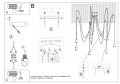 LAMPAMI - lampa wisząca czarna szkic