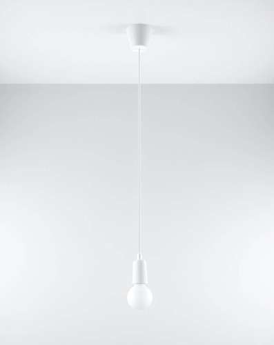 LAMPAMI - biała lampa do pokoju, biała lampa wisząca, lampa biała