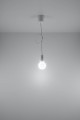 LAMPAMI - biała lampa do pokoju, biała lampa wisząca, lampa biała