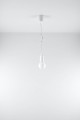 LAMPAMI - biała lampa do pokoju, biała lampa wisząca, lampa biała