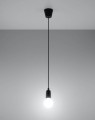 LAMPAMI - czarna lampa do pokoju, czarna lampa wisząca, lampa loftowa