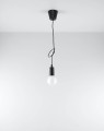 LAMPAMI - czarna lampa do pokoju, czarna lampa wisząca, lampa loftowa