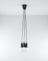 LAMPAMI - czarna lampa do pokoju, czarna lampa wisząca, lampa loftowa
