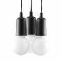 LAMPAMI - czarna lampa do pokoju, czarna lampa wisząca, lampa loftowa