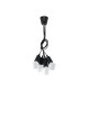 LAMPAMI - lampa nowoczesna wisząca, czarna lampa do pokoju, lampa loftowa