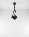 LAMPAMI - lampa nowoczesna wisząca, czarna lampa do pokoju, lampa loftowa