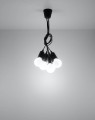 LAMPAMI - lampa nowoczesna wisząca, czarna lampa do pokoju, lampa loftowa