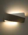 LAMPAMI - lampa ścienna biała, kinkiet nowoczesny, biała lampa na ścianę