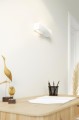 LAMPAMI - lampa ścienna biała, kinkiet nowoczesny, biała lampa na ścianę